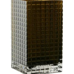 City Hurricane Vase, Olive