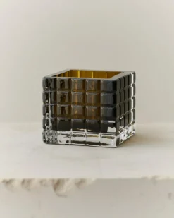 City Light 1 Candle Holder, Clear