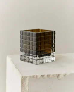 City Light 2 Candle Holder, Clear