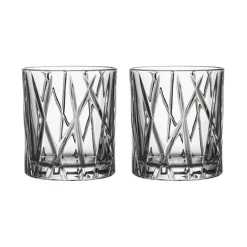 City Whiskey Glass OF 25 cl, 2 Pcs