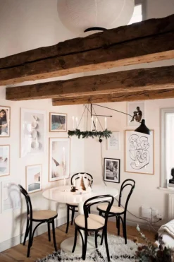 Classic A-1880 Chair Rattan, Black