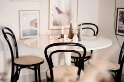 Classic A-1880 Chair Rattan, Black