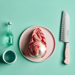 Classic Colour Santoku Knife 17 cm, Pink Himalayan Salt