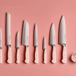 Classic Colour Santoku Knife 17 cm, Pink Himalayan Salt