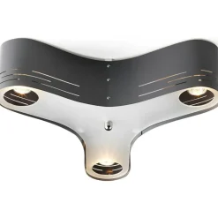 Clover Ceiling Light 12C, Grey