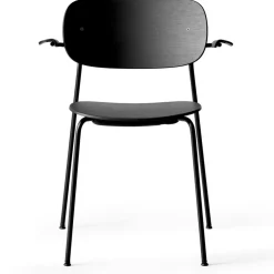 Co Dining Chair Black Steel w. Armrest
