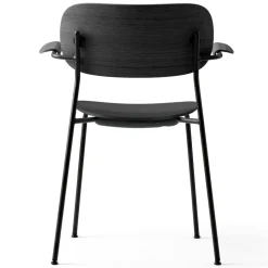 Co Dining Chair Black Steel w. Armrest