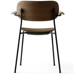 Co Dining Chair Black Steel w. Armrest