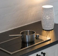 Colby Table Lamp, Sand-Black