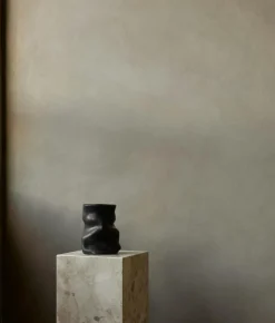 Collapse Vase 20 cm, Black