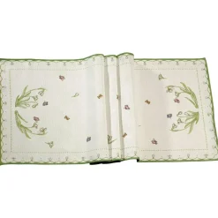 Colourful Spring Runner Snowdrop, 49x143 cm