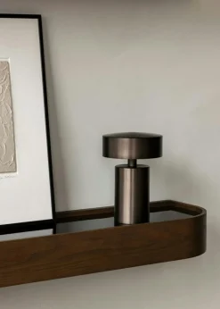 Column Table Lamp Portable Ø12 cm, Aluminium