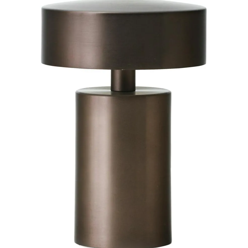 Column Table Lamp Portable Ø12 cm, Aluminium
