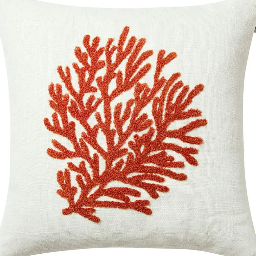 Coral Cushion Cover 50x50 cm, Orange