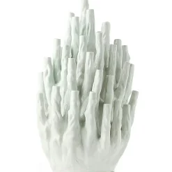 Coral 50-Tulips Vase, White