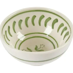 Cottage Flower Bowl 14 cm, Green