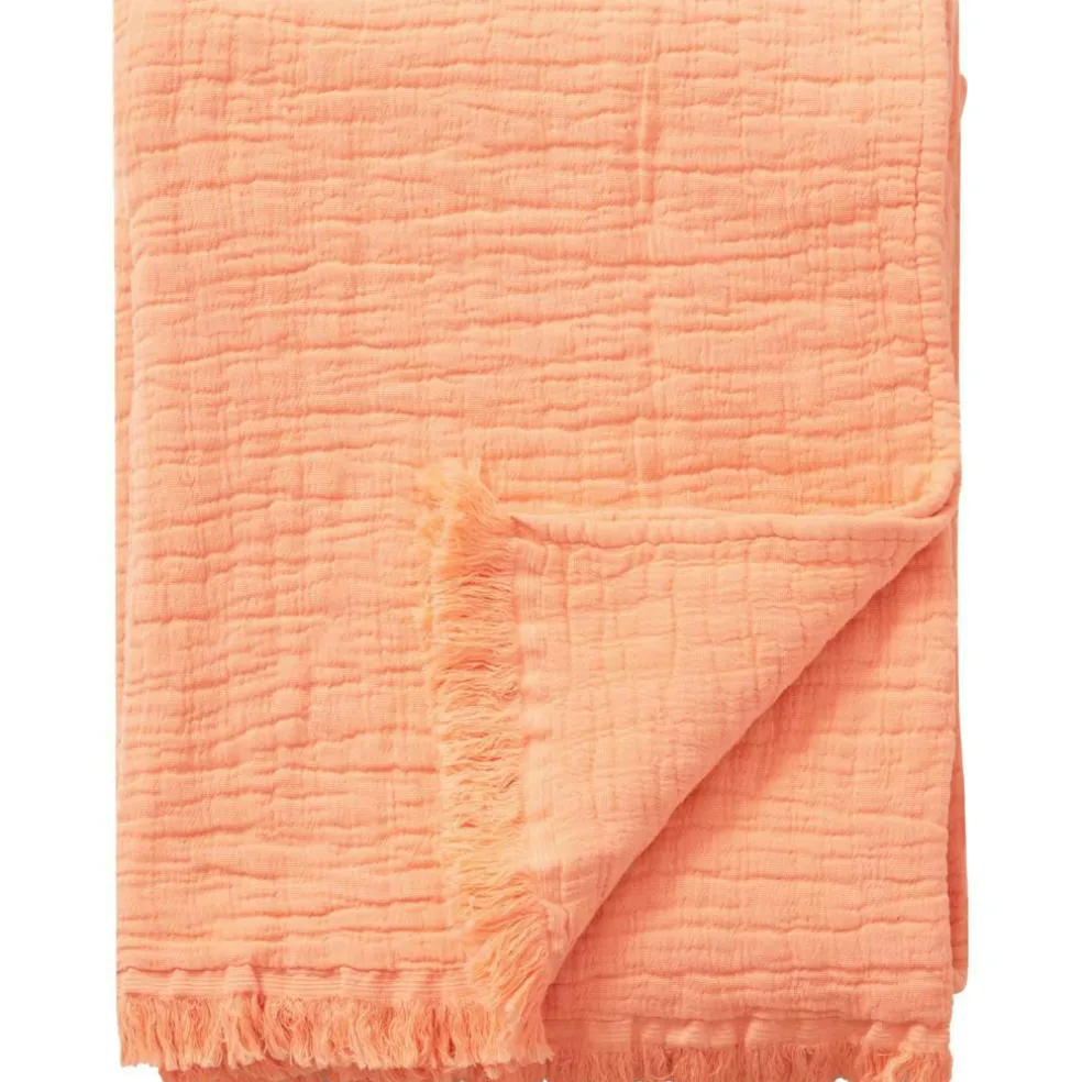 Cotton Mellow Blanket M, Coral
