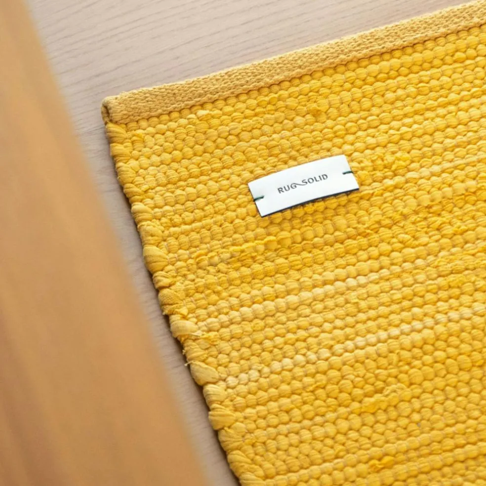 Cotton Rug Raincoat Yellow, 65x135 cm