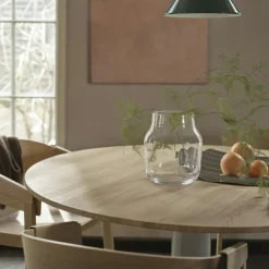 Cover Armchair, Dark stained oak