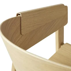 Cover Armchair, Dark stained oak