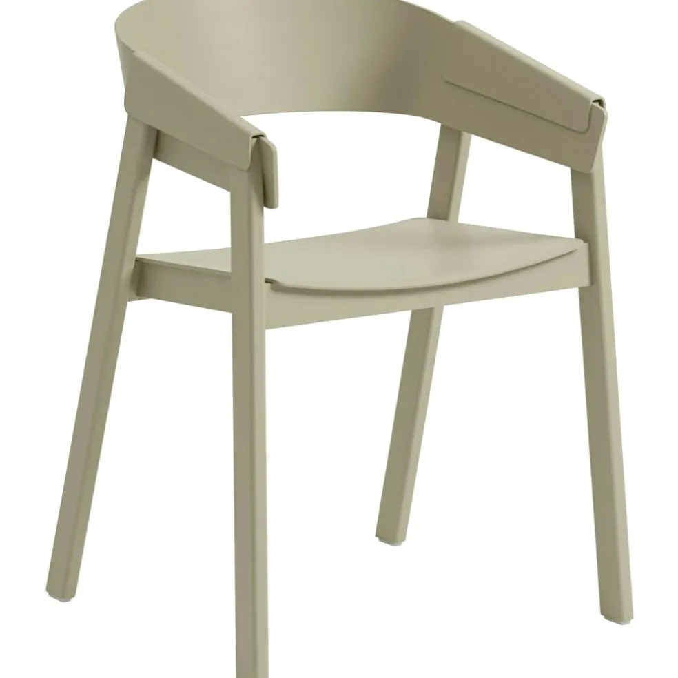 Cover Armchair, Dark stained oak