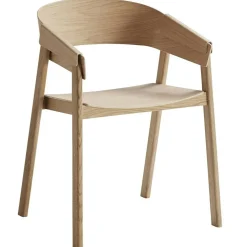 Cover Armchair, Dark stained oak