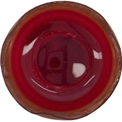 Crackle Tealight Holder, Red