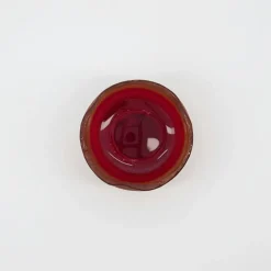 Crackle Tealight Holder, Red