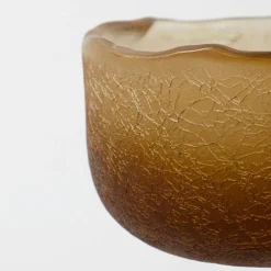 Crackle Tealight Holder, Red