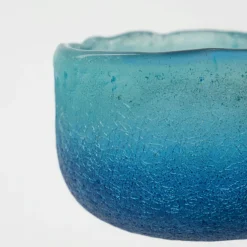 Crackle Tealight Holder, Red