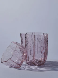 Crackle Vase 121 mm, Clear