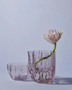 Crackle Vase 121 mm, Clear