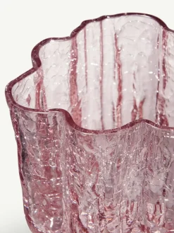 Crackle Vase 121 mm, Clear