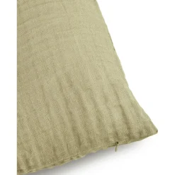 Crinkle Cushion 50x50 cm, Green