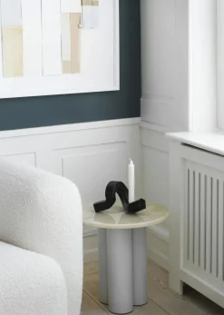 Crooked One Candlestick, Bronze