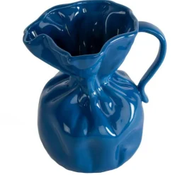 Crumple Vase, Blue