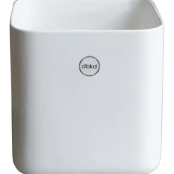 Cube Pot Small H15 cm, White