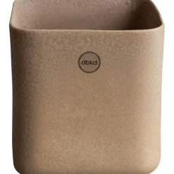 Cube Pot Small H15 cm, White