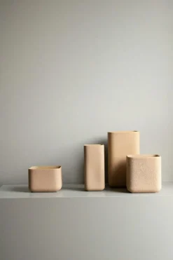 Cube Pot Small H15 cm, White