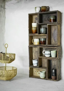 Cup Ø7,5 cm, Green / Light Yellow