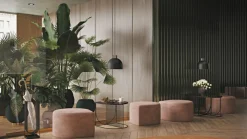 Curba Umbrella Stand, Black