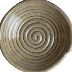 Curl Plate Small Ø12 cm, Shiny White