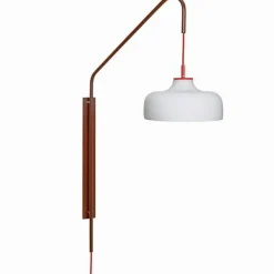 Current Wall Light, Red/Maroon