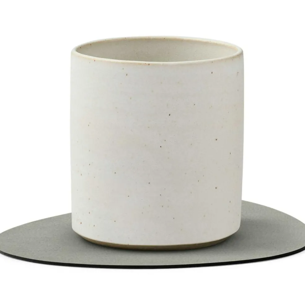 Curve Double Glass Mat, 11x13 cm, Brown/ Sand