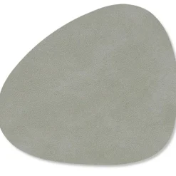 Curve Glass Coaster Nupo 11x13 cm, Light Grey