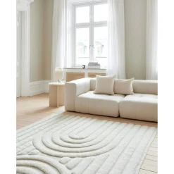 Curve Rug 170x230 cm, Natural Beige