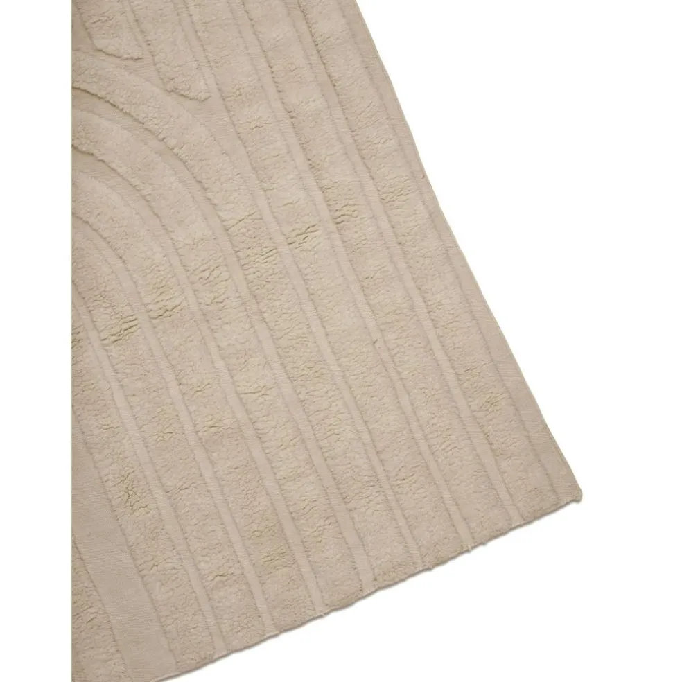 Curve Rug 170x230 cm, Natural Beige