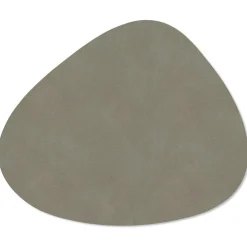 Curve S Table Mat Double 24x28 cm, Nupo Linen/Flint Grey