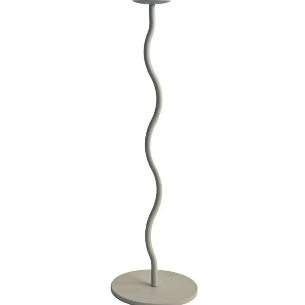 Curved Candle Holder 85 cm, Sand