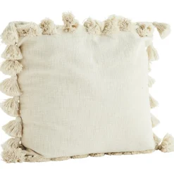 Cushion cover with tassels 60x60 cm, Off-White